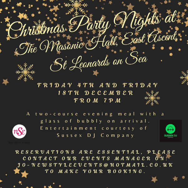 Christmas Party Night in St Leonards on Sea